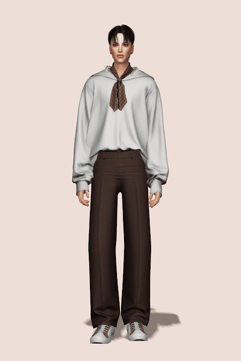 Галерея мода Сет одежды Sailor Collar Sweater · Long Slacks #1
